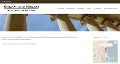 Desktop Screenshot of kreamandkream.com